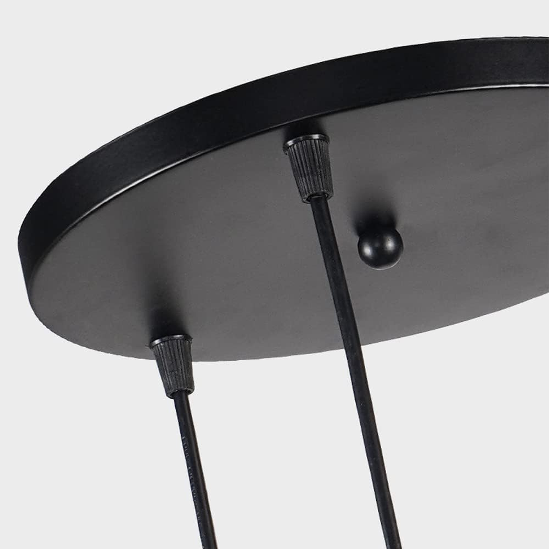 Lampara De Techo Colgante Conica 3 en 1  Con Ampolletas  2