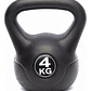 Pesas Rusas Kettlebell Athletic 4 Kg Fitness Entrenamiento Color Negro - Miniatura 1