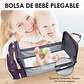 Mochila Panalera Cuna Impermeable Multifunción Bebe Viaje - Miniatura 10