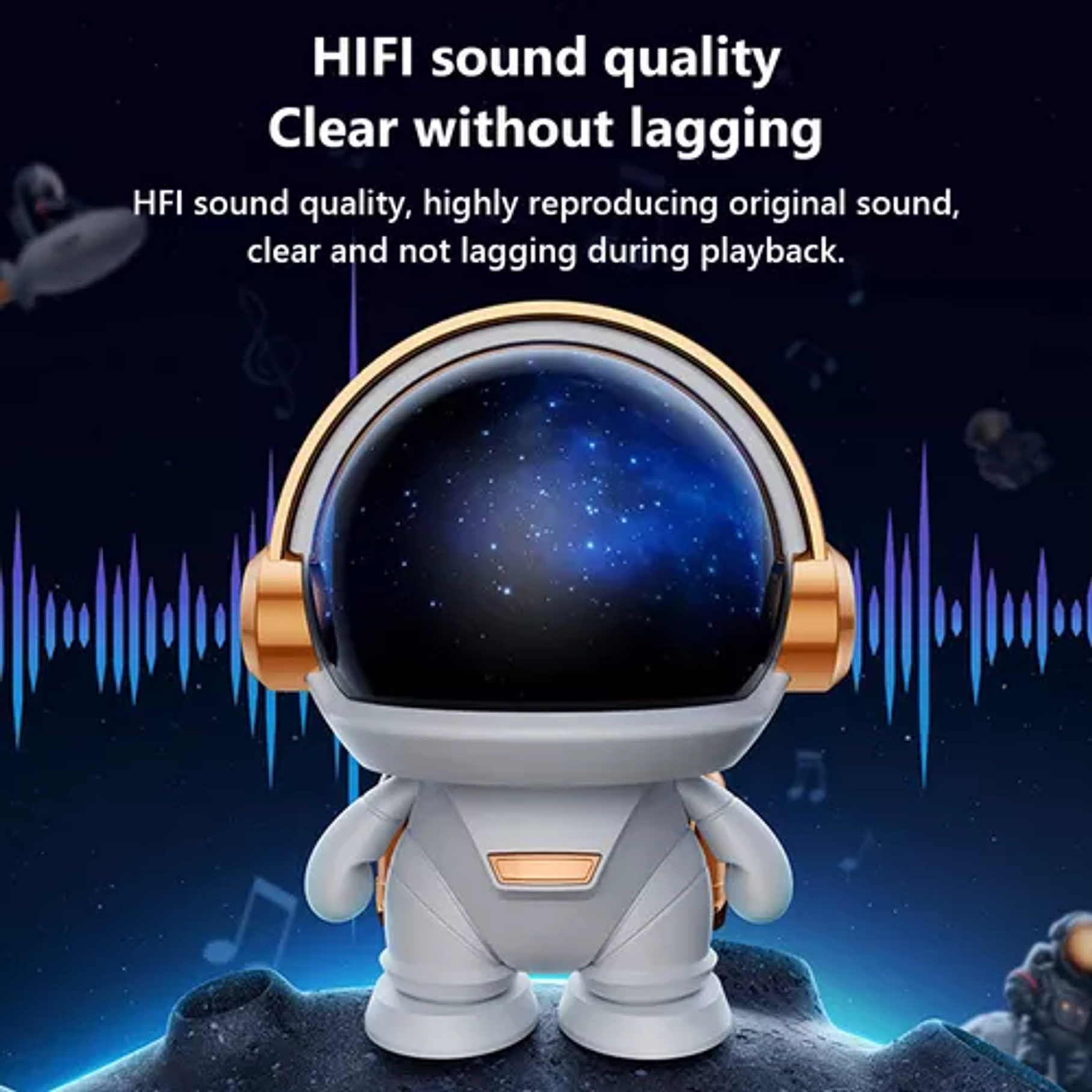 Altavoz B Astronaut Inalámbrico Bluetooth Portátil Mini Astronauta  5