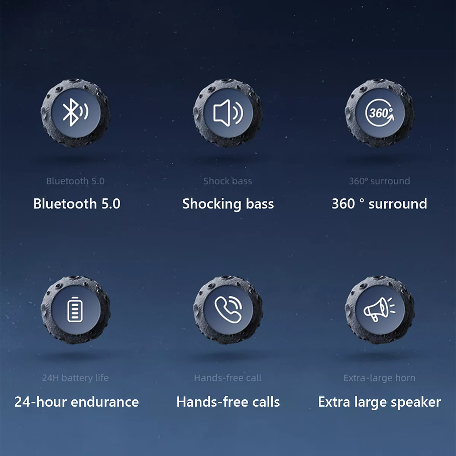 Altavoz B Astronaut Inalámbrico Bluetooth Portátil Mini Astronauta  6