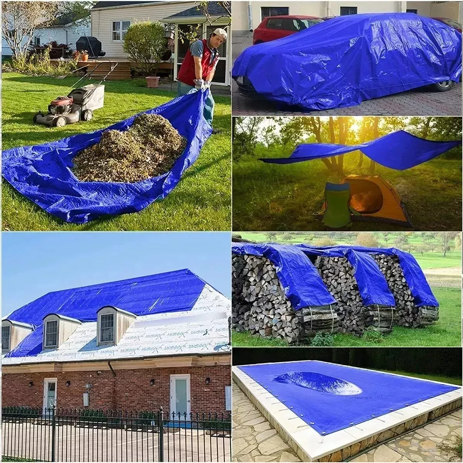 Lona Pvc Carpa Multiuso Impermeable Máxima Calidad 8m X 10m 4