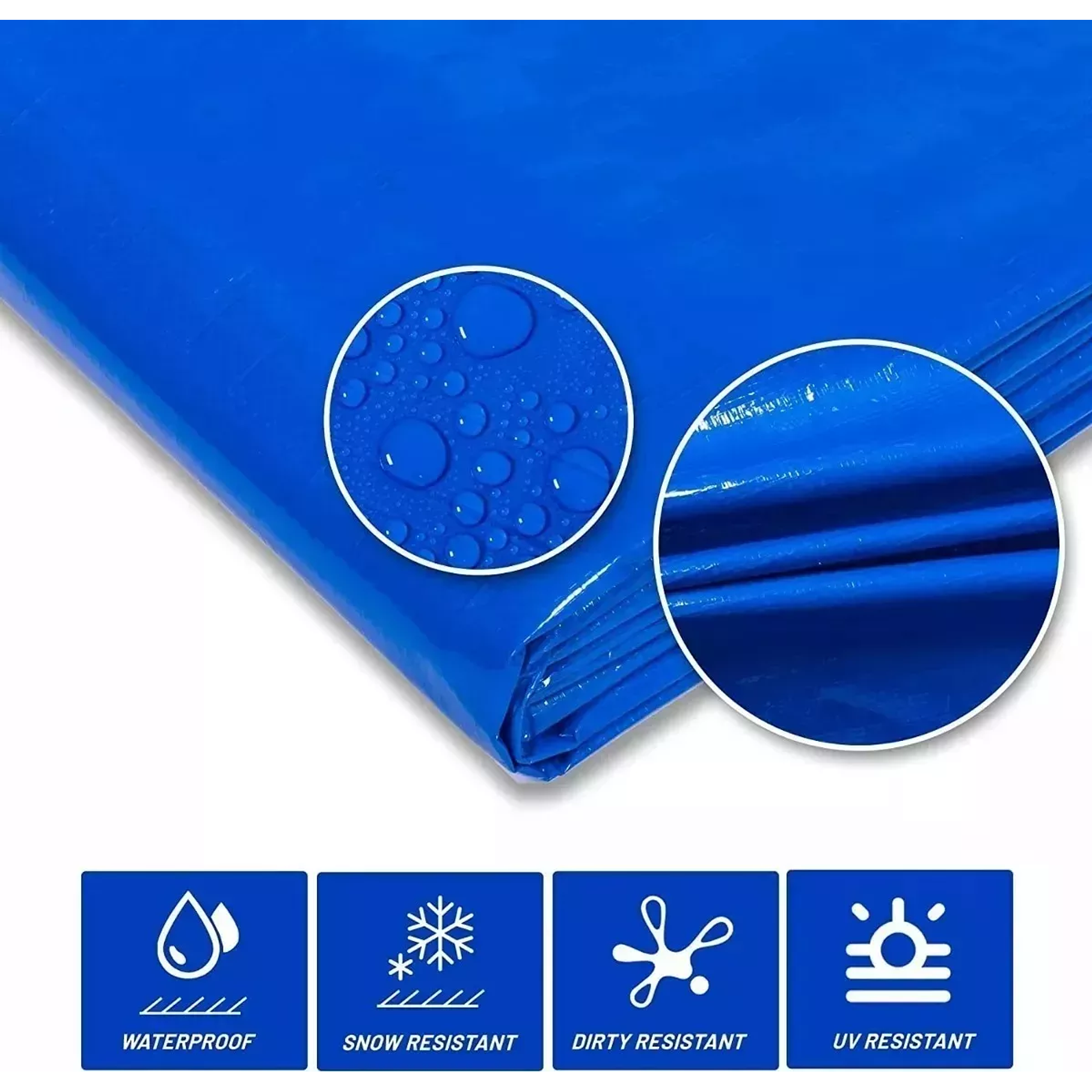 Lona Pvc Carpa Multiuso Impermeable Máxima Calidad 6m X 8m 6