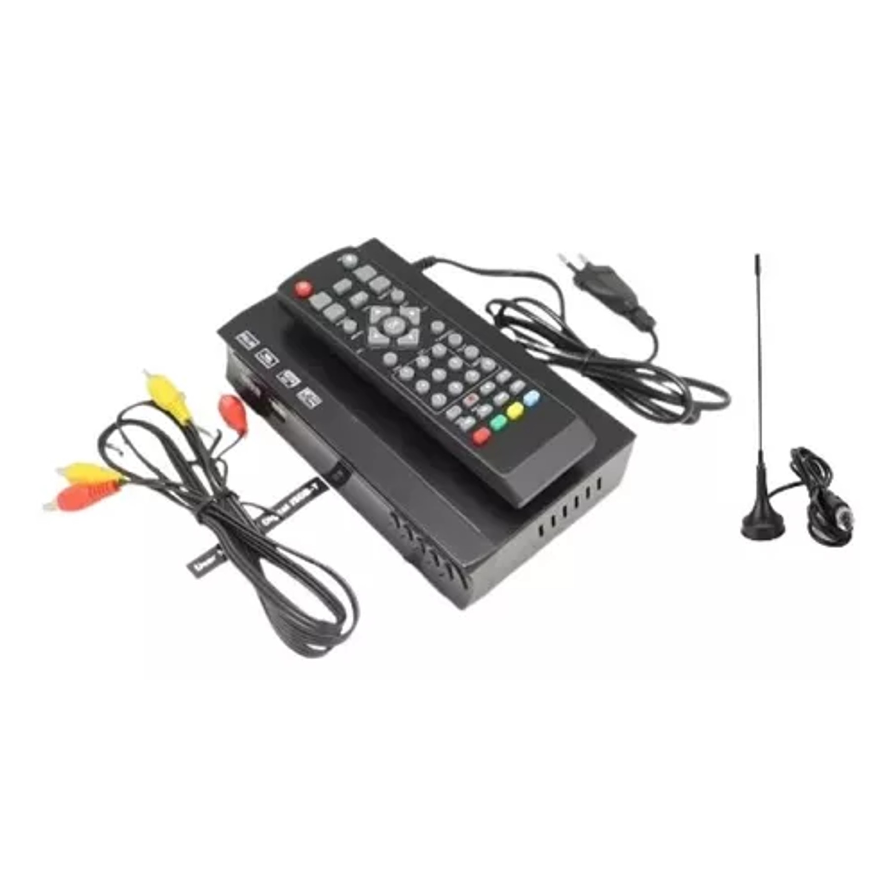 Kit Sintonizador De Tv Digital Hd + Antena Hd 3