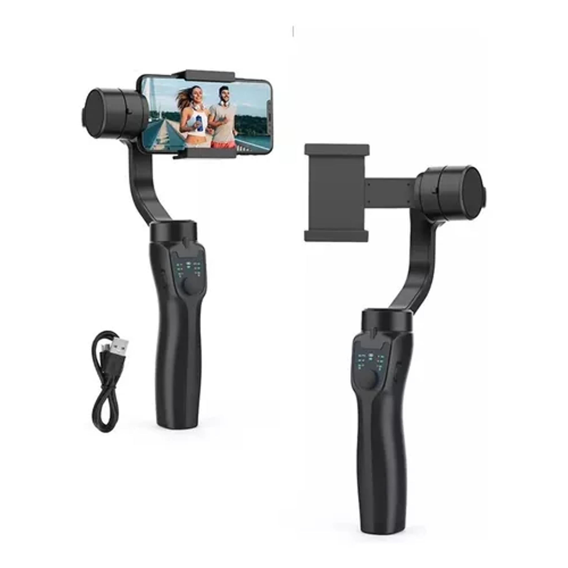 Estabilizador Gimbal 3 Axis Celular Steadycam iPhone Samsung Color Negro 2