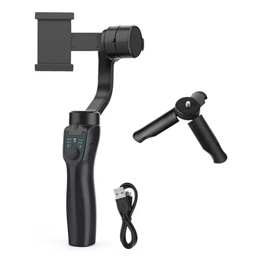 Estabilizador Gimbal 3 Axis Celular Steadycam iPhone Samsung Color Negro 3