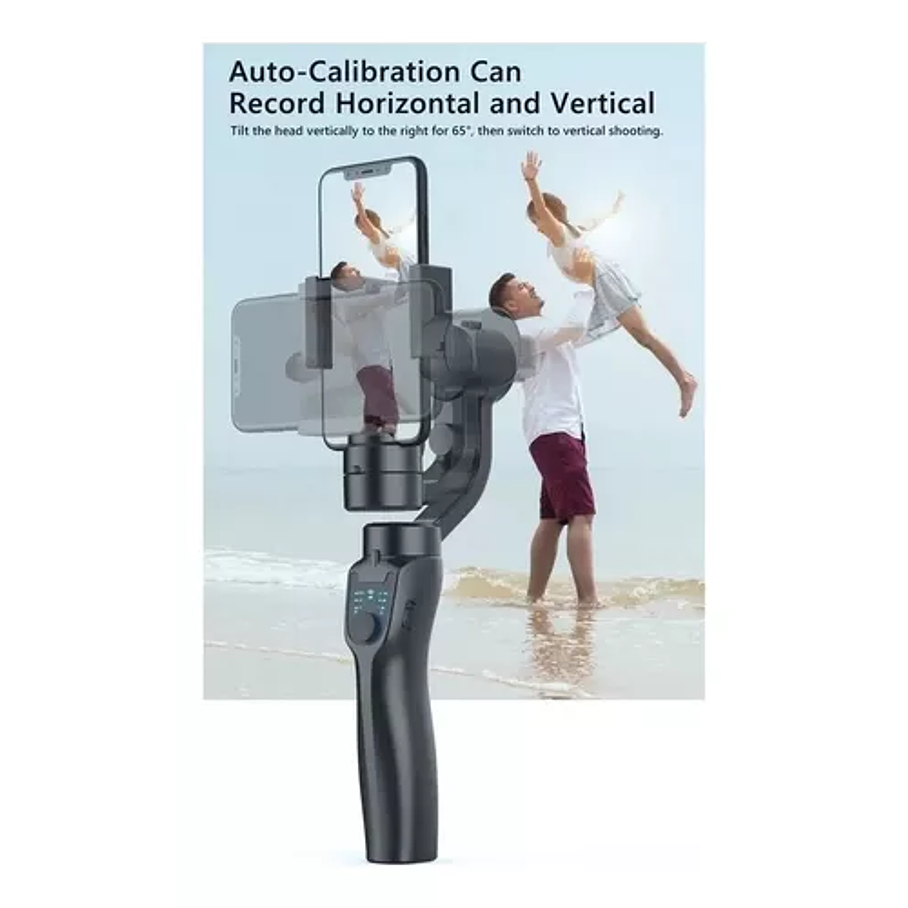 Estabilizador Gimbal 3 Axis Celular Steadycam iPhone Samsung Color Negro 5