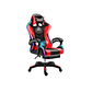 Silla Gamer Con Luz Rgb Reposapiés Y Masajeador Reclinable C  - Miniatura 1