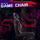 Silla Gamer Con Luz Rgb Reposapiés Y Masajeador Reclinable C  - Miniatura 5
