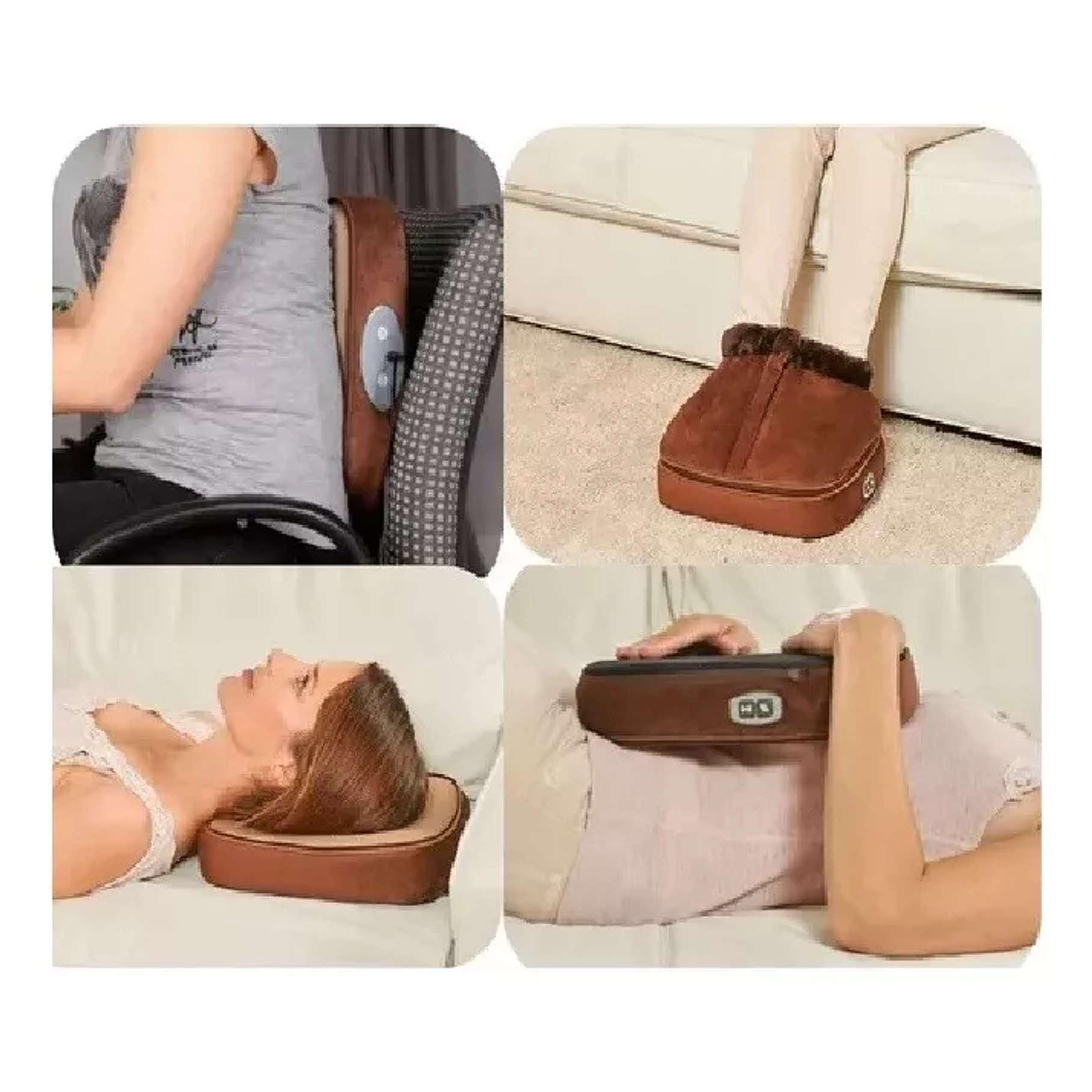 Bota Calefactor Calienta Masaje Pies Cuello Espalda Abdomen 5