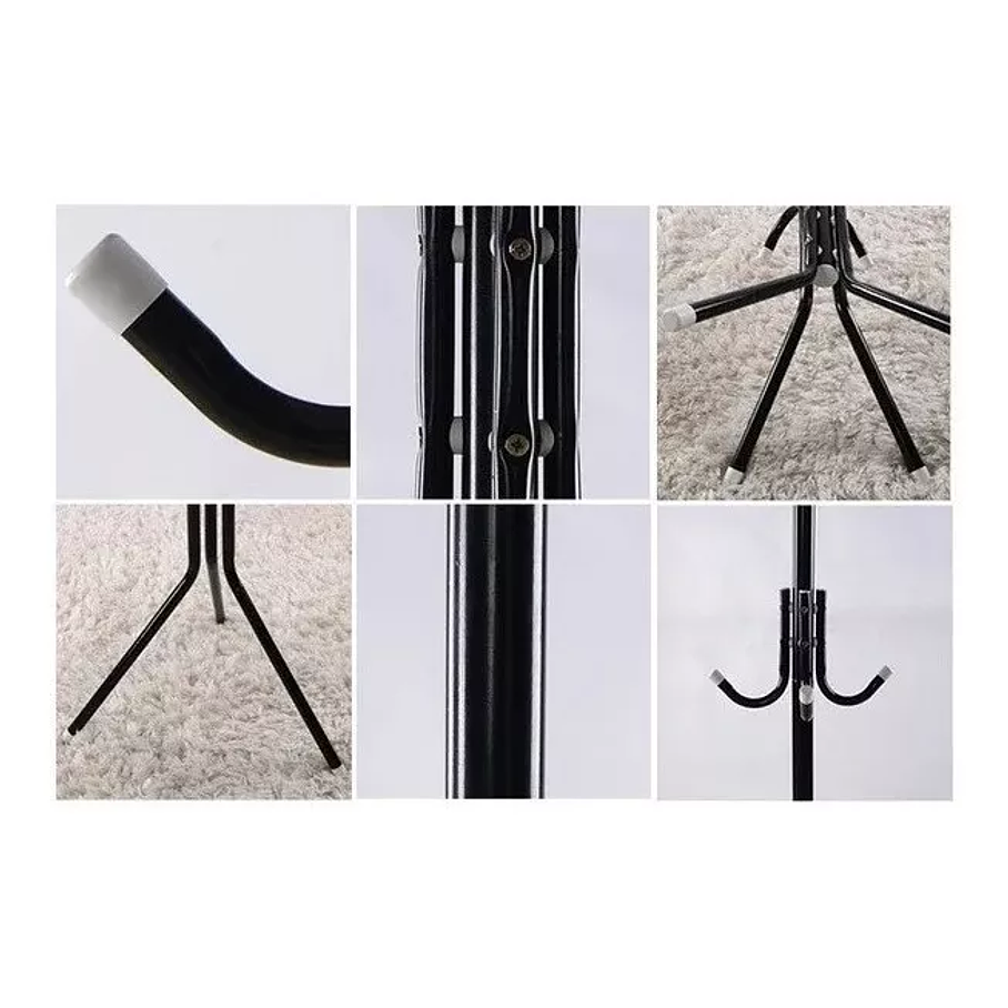 Colgador Perchero Tripo Metal Ropa Sombrero 175x45 7