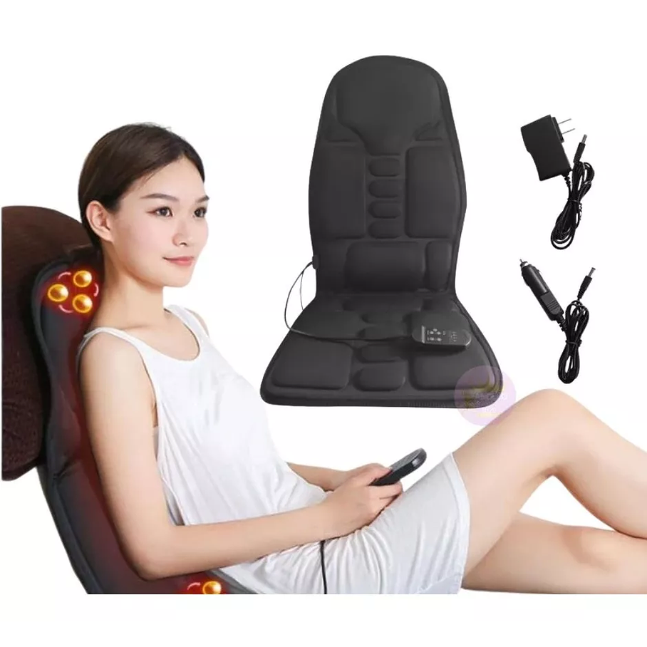 Asiento Masajeador Cojin Masaje Espalda Auto, Casa U Oficina 2