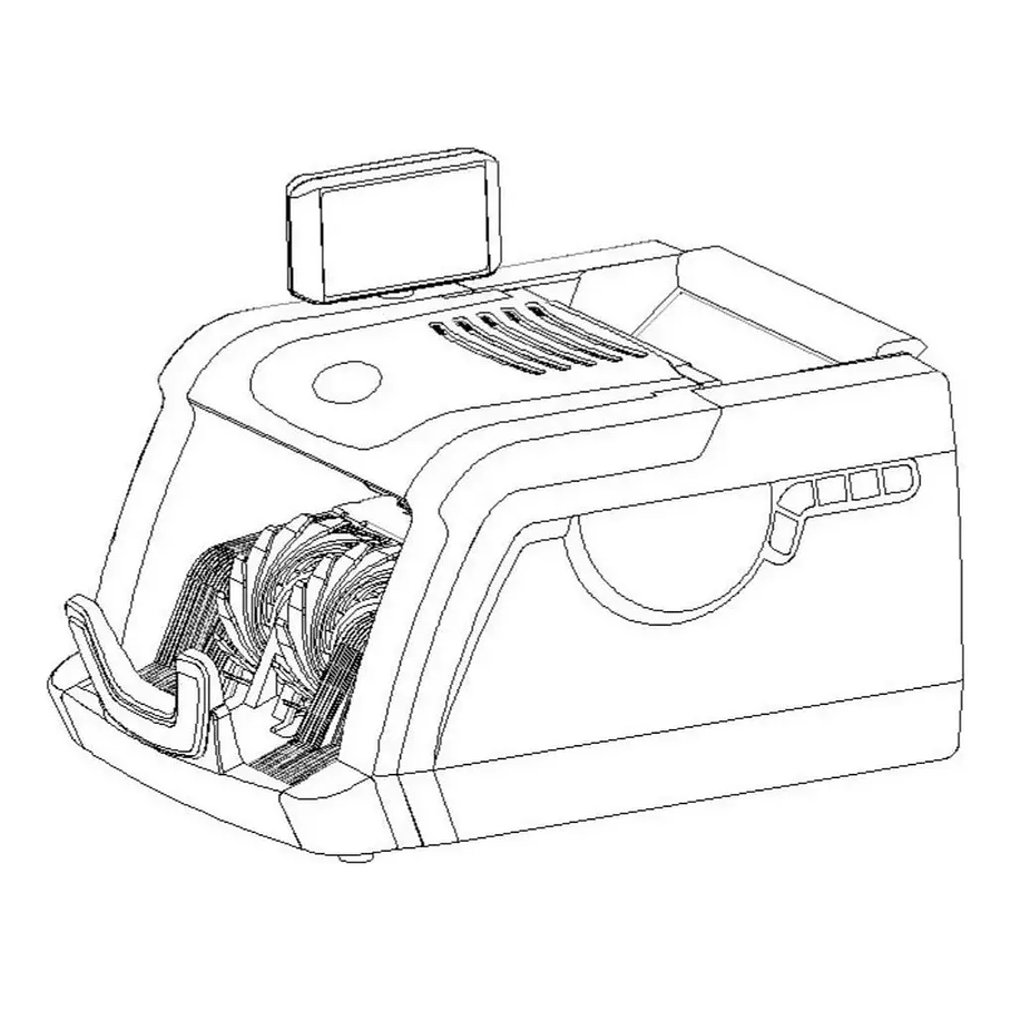 Maquina Contador Billetes Dinero Profesional Detector Uv Mg 6