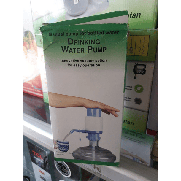 Dispensador Manual De Agua 10, 20 Litros Bomba Para Botellon Color Azul 4