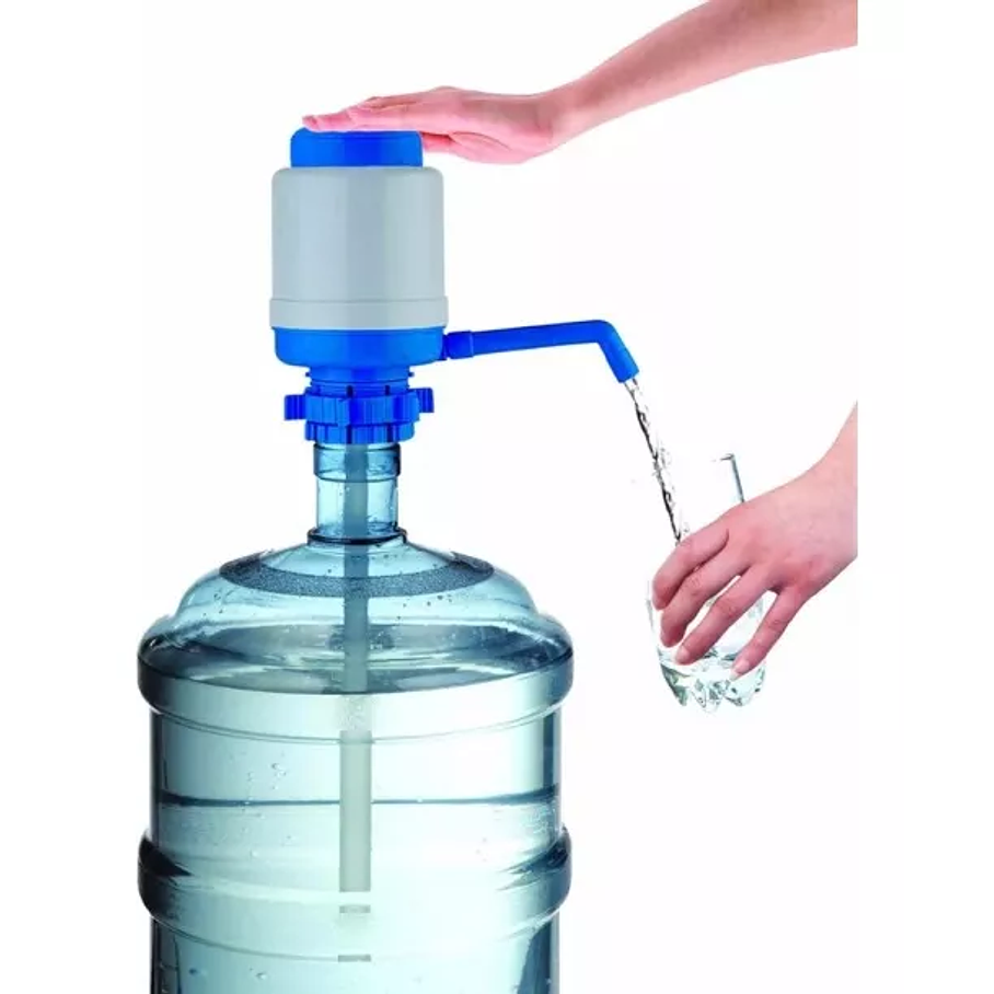 Dispensador Manual De Agua 10, 20 Litros Bomba Para Botellon Color Azul 1