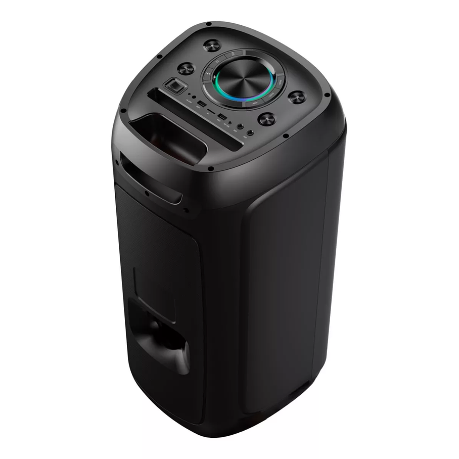 Parlante Karaoke Bluetooth Raptor 8x2 Con Micrófono Color Negro 2