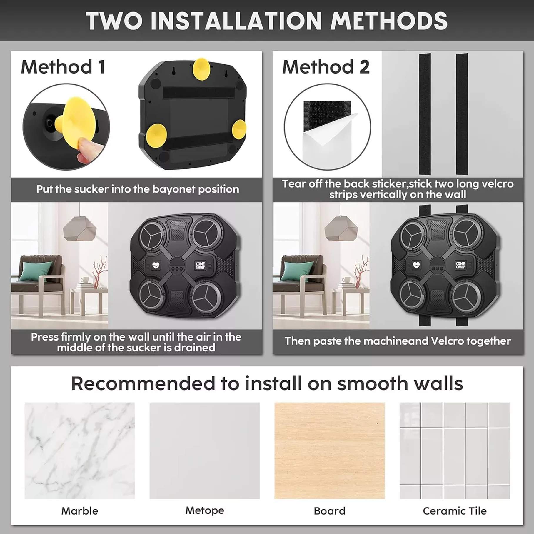 Máquina De Boxeo Musical Para Niños C/bluetooth Interactivo 6
