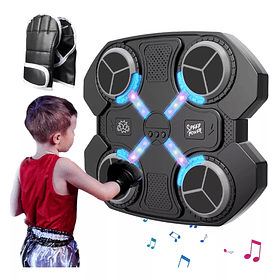 Máquina De Boxeo Musical Para Niños C/bluetooth Interactivo