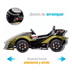 Carro Montable Eléctrico Lamborghini C/remoto Niños Navidad Color Amarillo 4