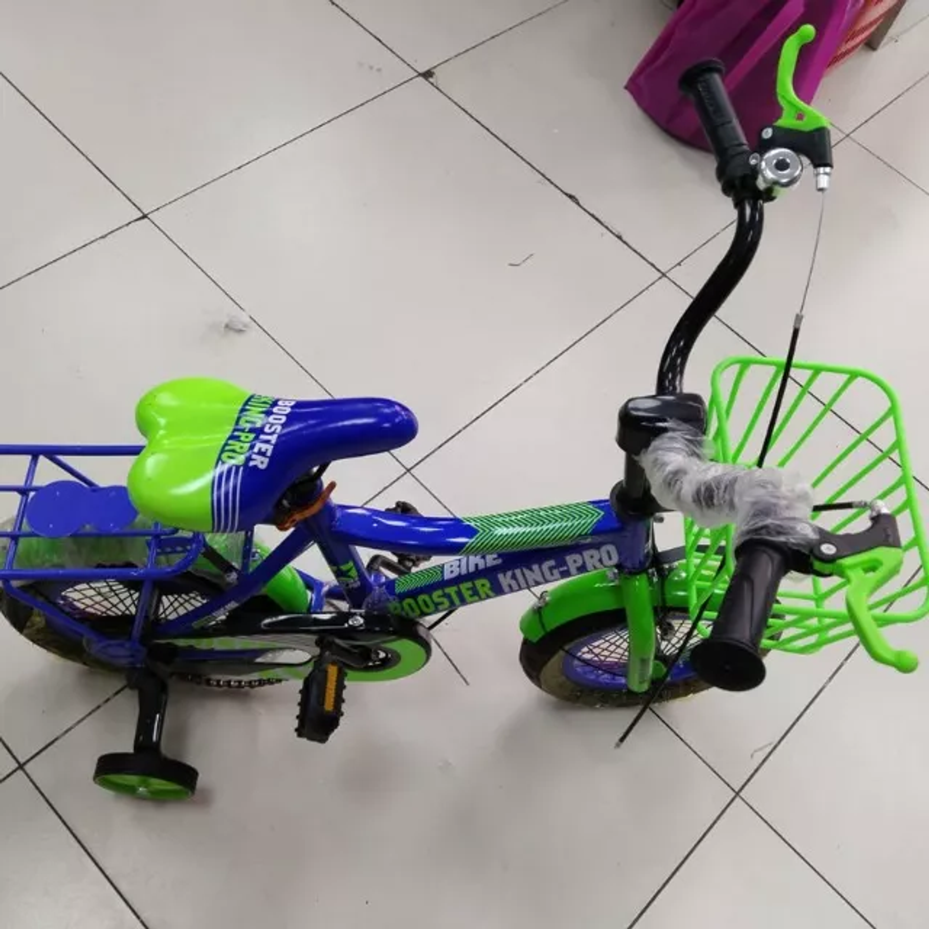 Bicicleta Niños Paseo Booster King Aro 12 Ruedas De Ayuda 5