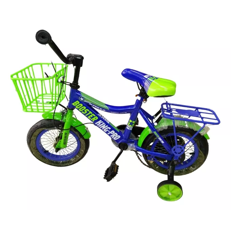 Bicicleta Niños Paseo Booster King Aro 12 Ruedas De Ayuda 3