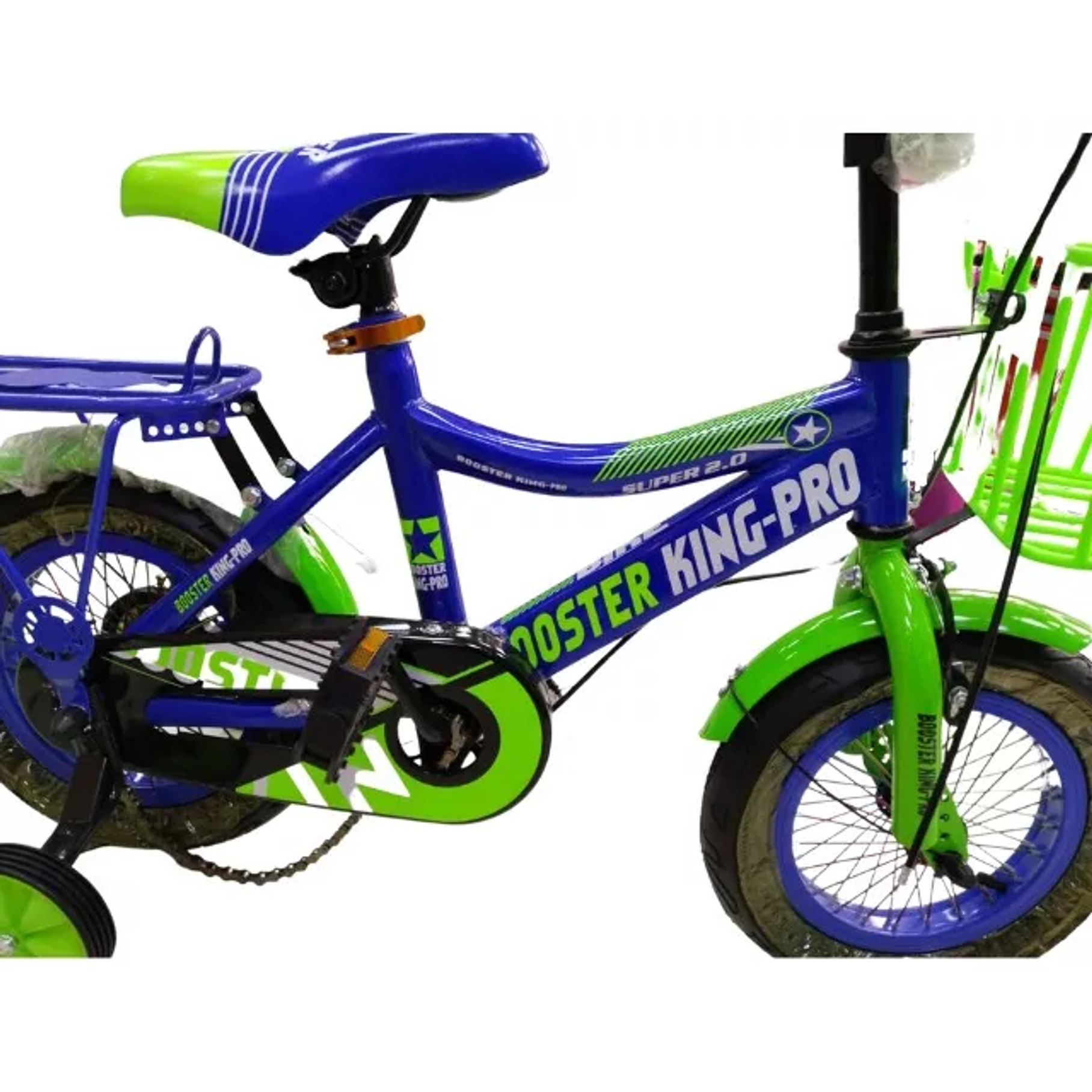 Bicicleta Niños Paseo Booster King Aro 12 Ruedas De Ayuda 4
