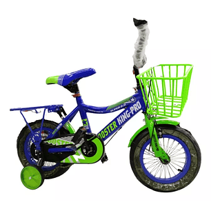 Bicicleta Niños Paseo Booster King Aro 12 Ruedas De Ayuda
