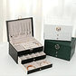 Joyero Caja De Joya Dos Capas Tipo Maleta Organizador Joyas - Miniatura 2