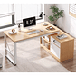 Escritorio De Trabajo Forma L Con Cajones  - Miniatura 4