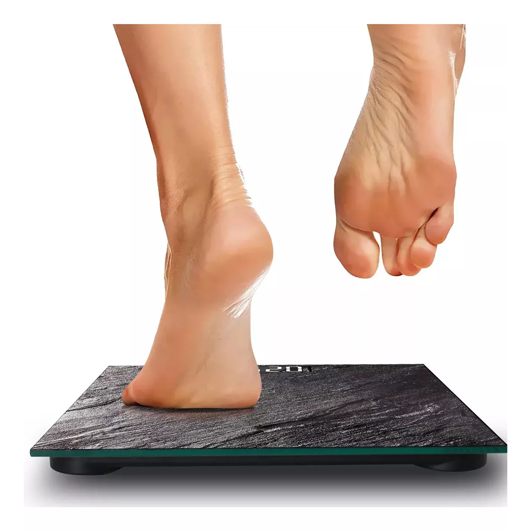 Balanza De Baño Báscula Digital Led Hasta 180kg Color Negro 2