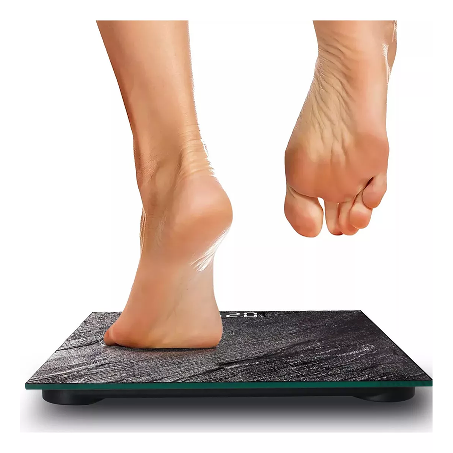 Balanza De Baño Báscula Digital Led Hasta 180kg Color Negro 2