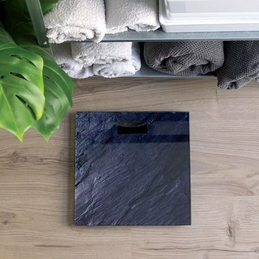 Balanza De Baño Báscula Digital Led Hasta 180kg Color Negro 4