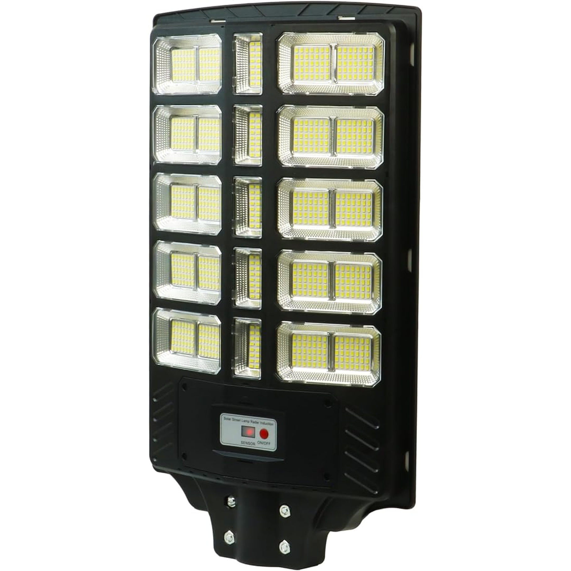 Pack 2 Foco Solar Posta 1200W Para Calles Al Aire Libre, Patios, Garajes, Campos Deportivos, Estacionamientos 7