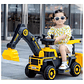 Corre Pasillo Excavadora Eléctrica Montable Para Niños - Miniatura 6
