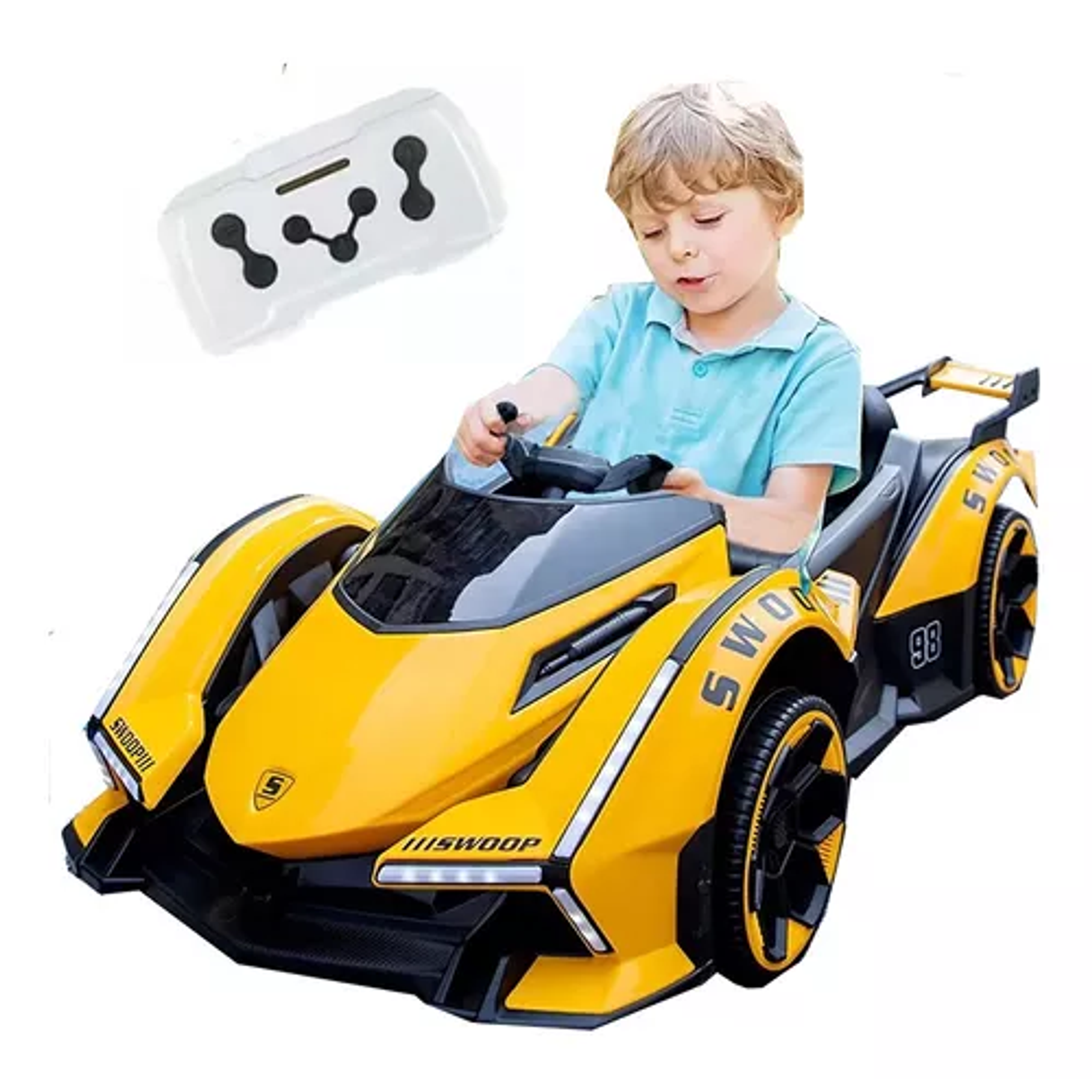 Carro Montable Electrico Tipo Lamborguini Para Niños 1