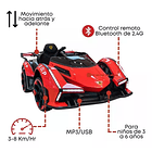 Carro Montable Electrico Tipo Lamborguini Para Niños 5