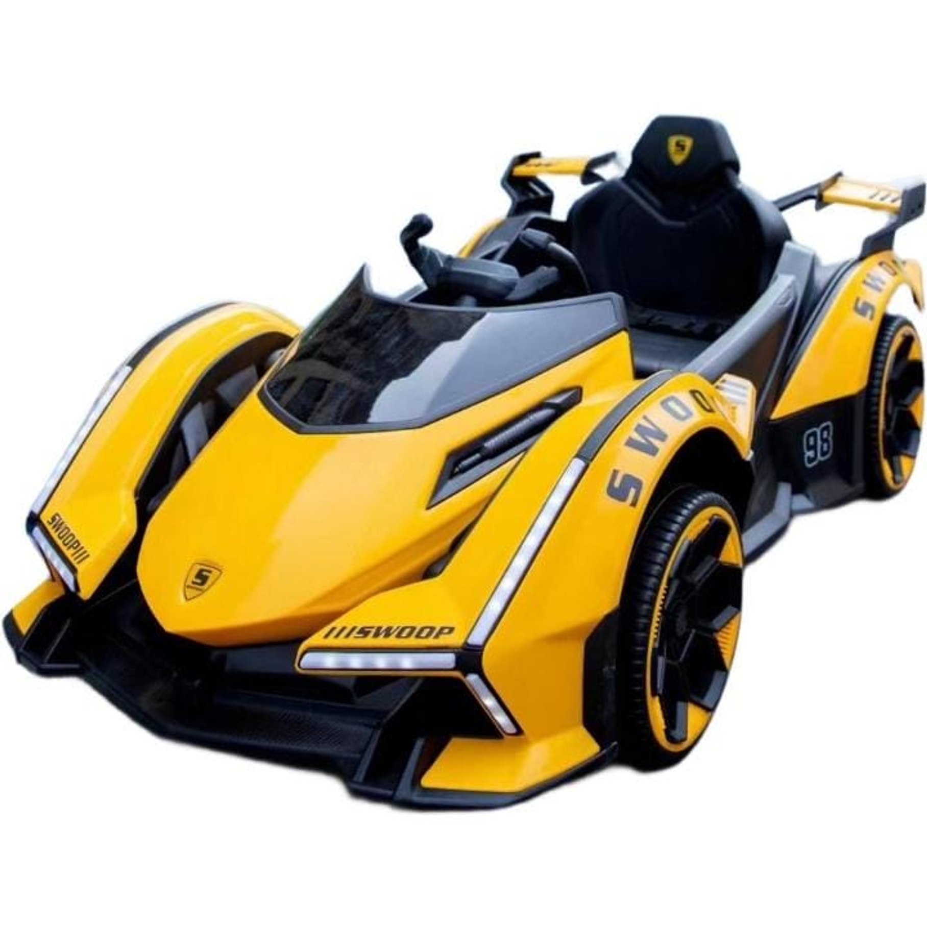 Carro Montable Electrico Tipo Lamborguini Para Niños 9