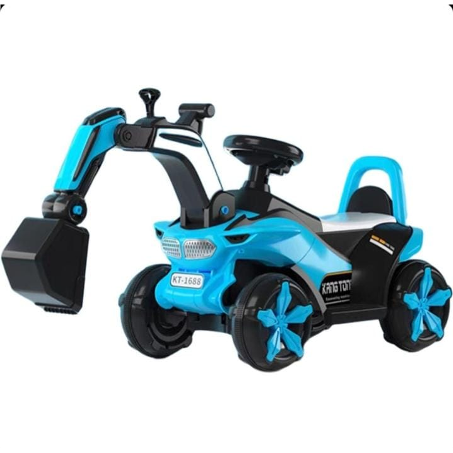 Excavadora Eléctrica Montable Con Música Y Luces Para Niños  3