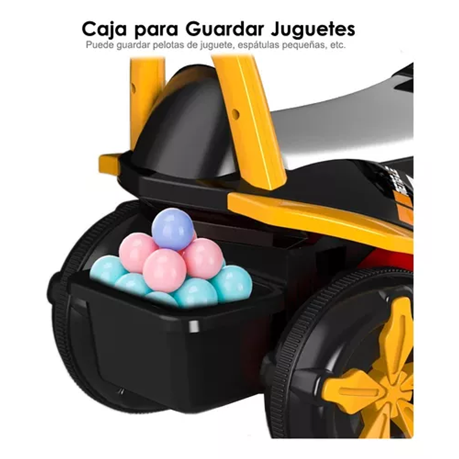 Excavadora Eléctrica Montable Con Música Y Luces Para Niños  7