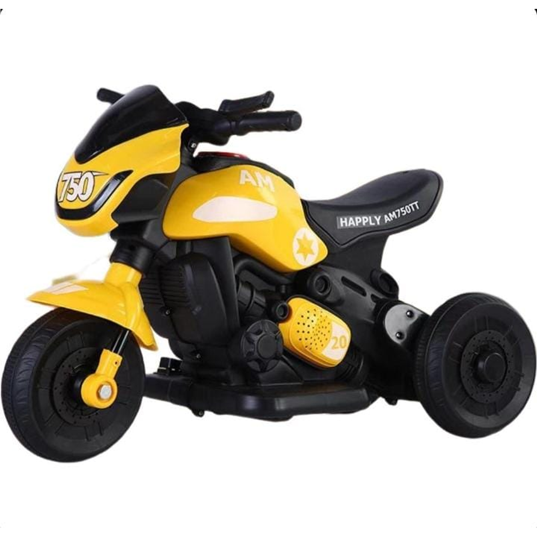 Moto Electrica 3 Ruedas Para Niño con Luz Led y Música  2