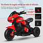 Moto Electrica 3 Ruedas Para Niño con Luz Led y Música  - Miniatura 5