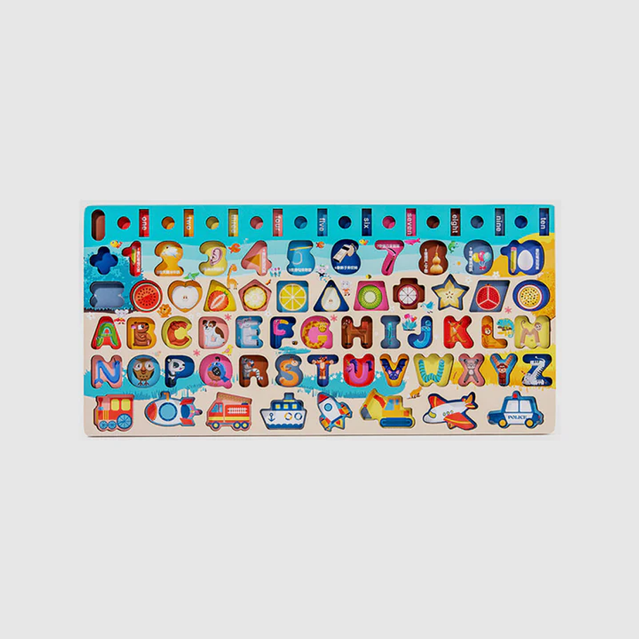 Tabla Montessori Juguete Educativo De Madera 8