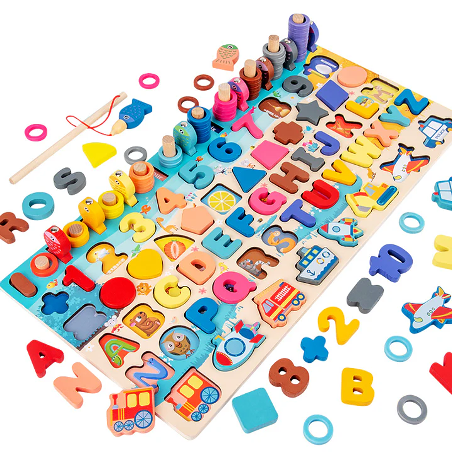 Tabla Montessori Juguete Educativo De Madera 1