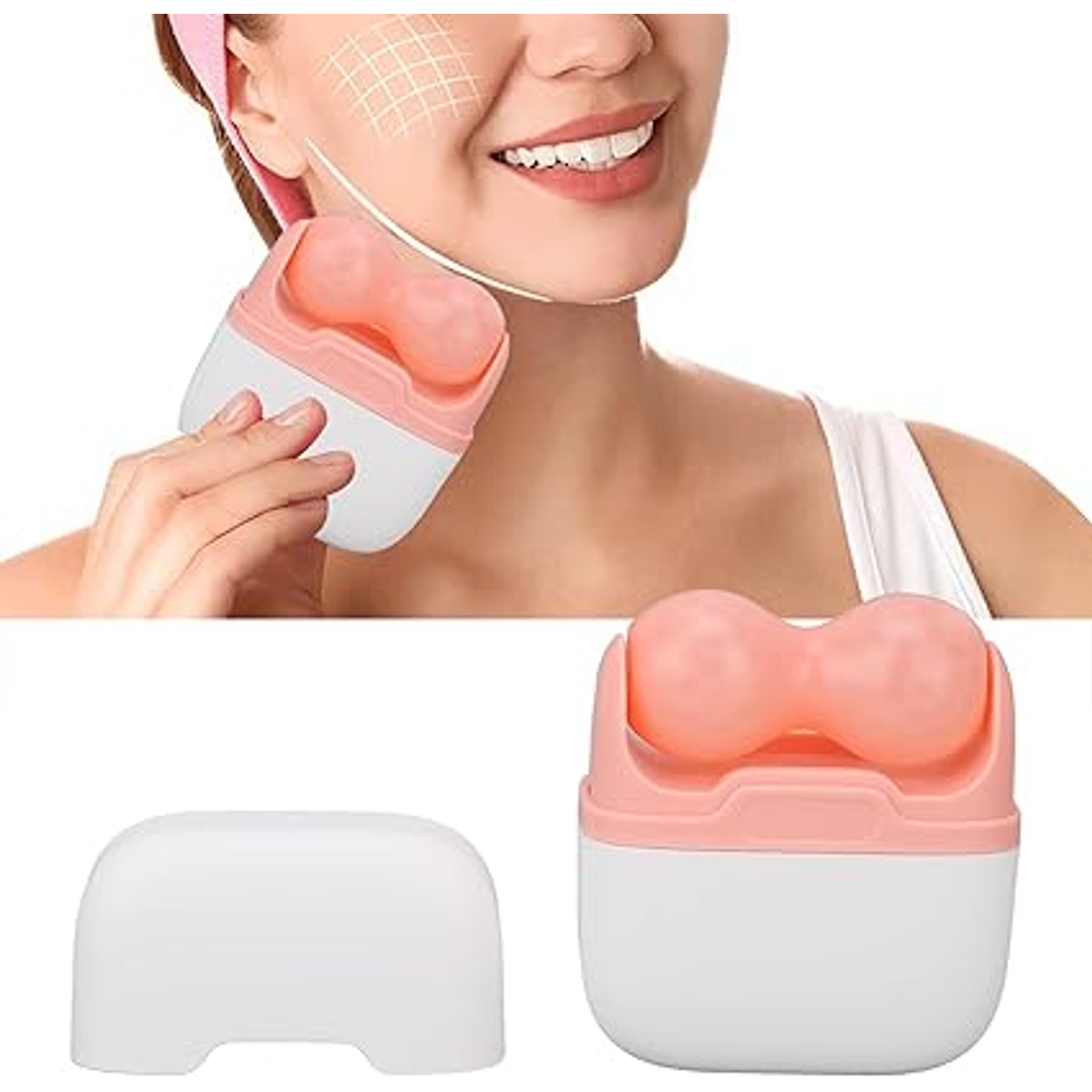 Rodillo De Hielo 2 En 1 Masajeador Rostro Cuerpo Ojos 6