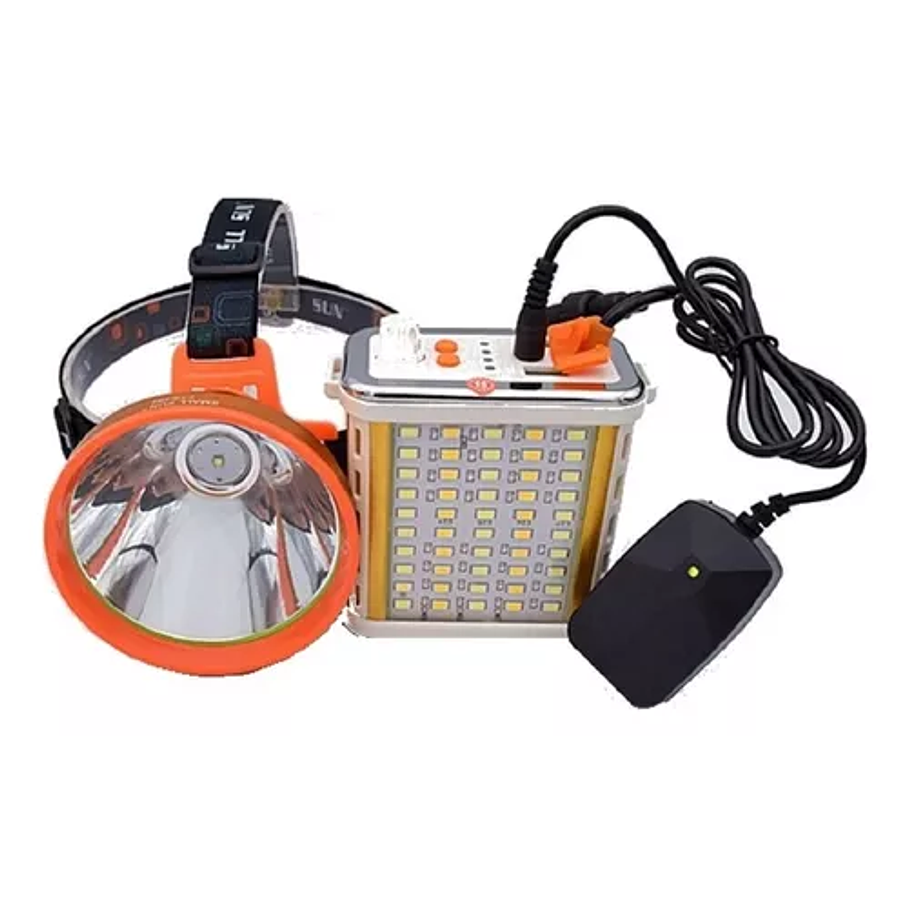 Foco Minero Recargable Led 800w 3