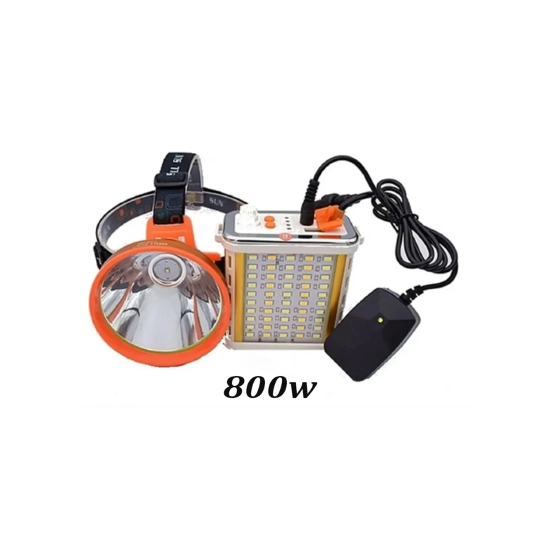 Foco Minero Recargable Led 800w 1