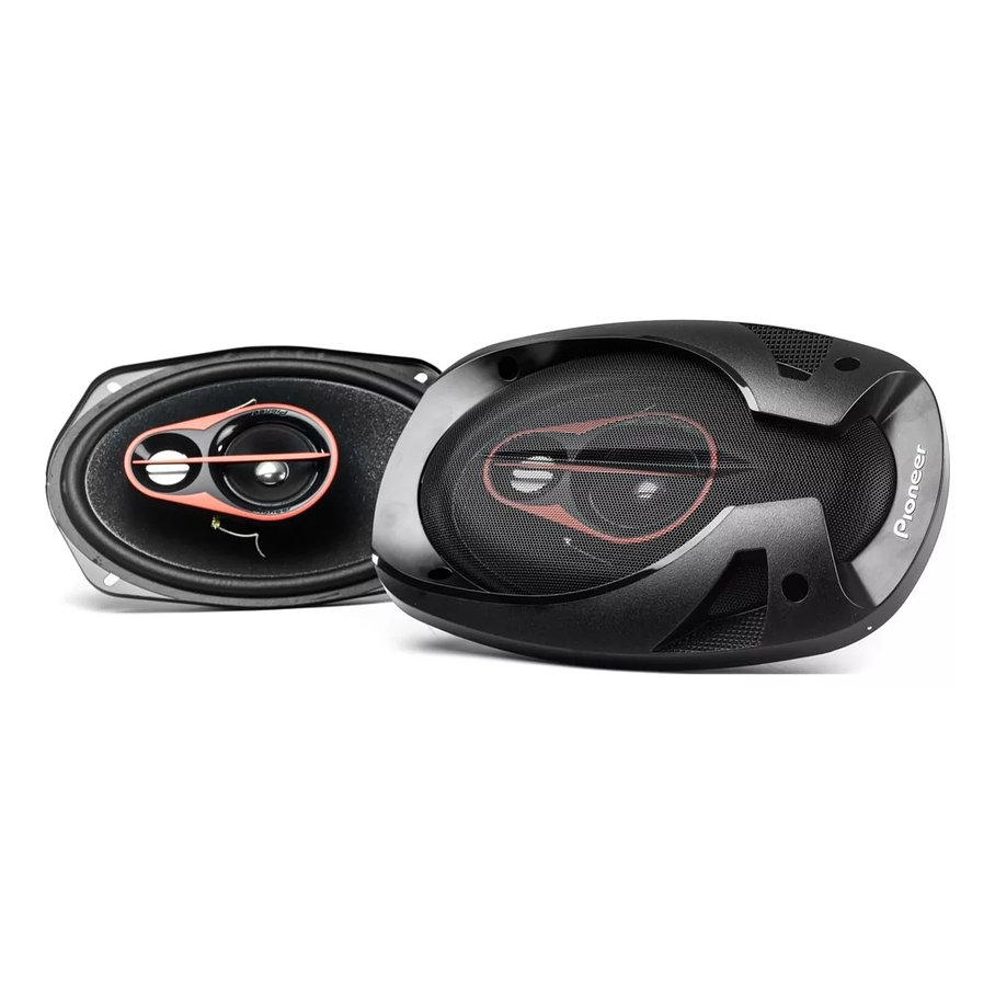 Parlantes Pioneer Ts-r6951s 400 Watts 6x9 3 Vias Ovalados Color Negro 1