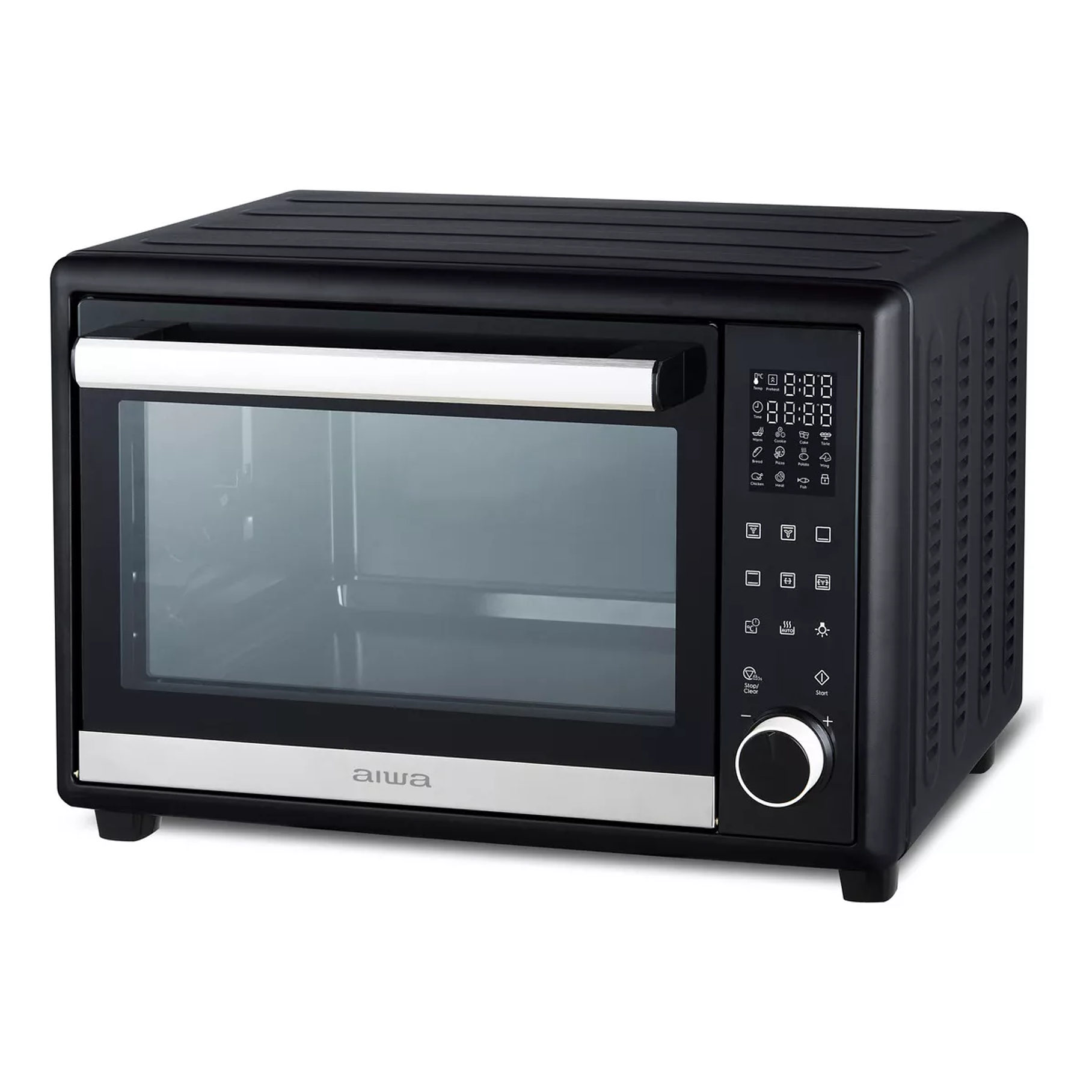 Horno Eléctrico Aiwa 32l Antiadherente Modo Asador Aw-ok32 Color Negro 4