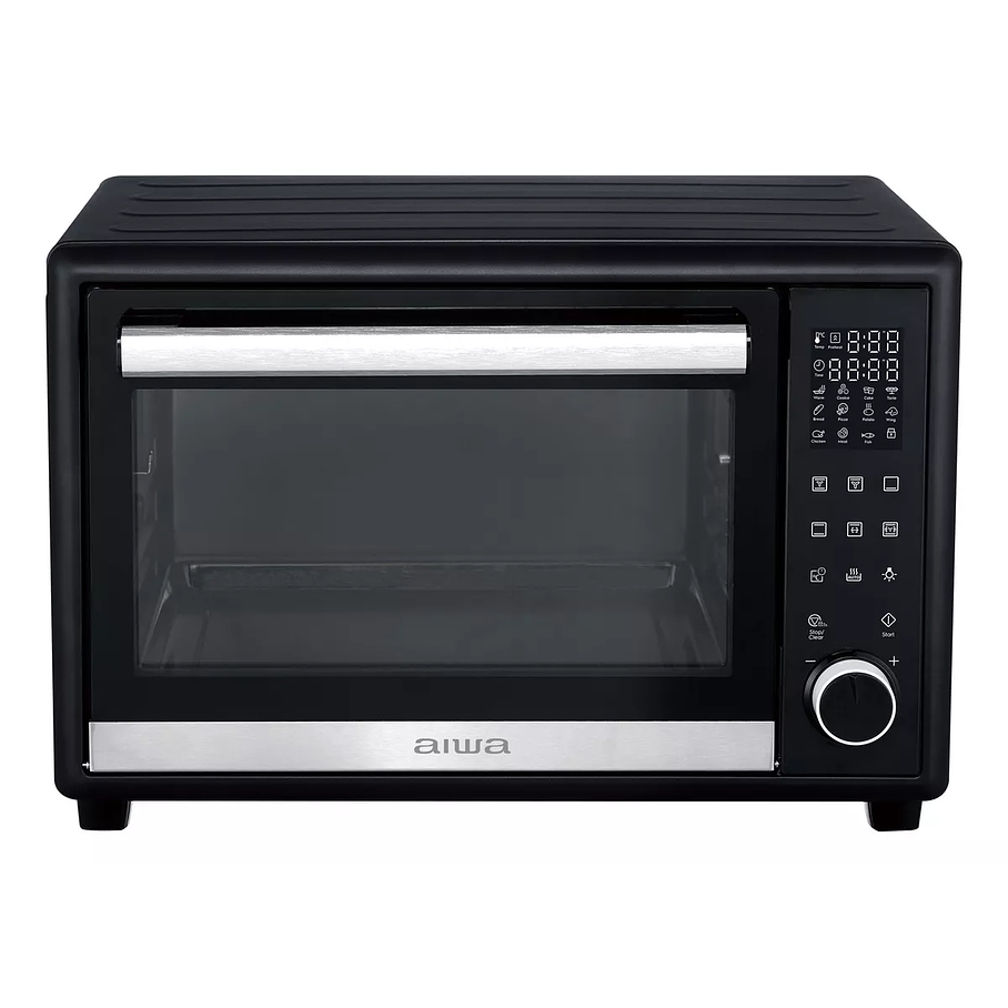 Horno Eléctrico Aiwa 32l Antiadherente Modo Asador Aw-ok32 Color Negro 1