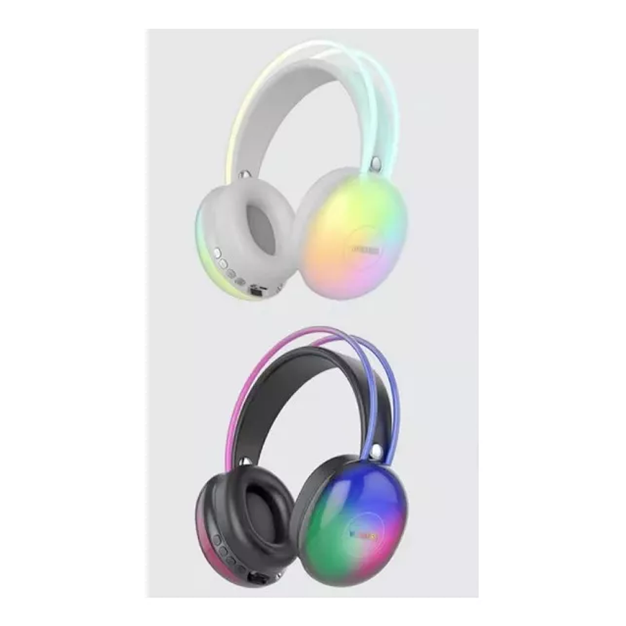 Auriculares Inalámbricos Bluetooth 5.3 Micrófono Wk30 Rgb 2
